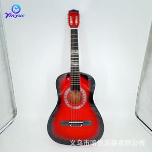 กีตาร์โปร่งยี่ห้อ Yinyue ขนาด 34 นิ้ว 6 สาย ไม้ลินเด็น ผิวเคลือบเงา เหมาะสำหรับผู้เริ่มต้นฝึกซ้อม - Product Image 4