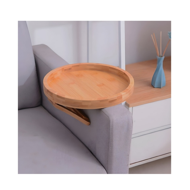 Functional Wooden Sofa Tray Arm Table Adjustable Sofa Side Table Couch Arm Tray Phone Holder Perfect Gifts Wood Sofa Tray
