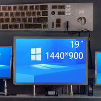 19 Inch Widescreen Capacitive Touch Screen Open Frame Monitor HD-MI VGA Desktop Industrial Computer with IPS Panel New Product