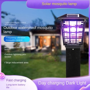Lámpara LED solar <span class=keywords><strong>para</strong></span> exteriores, trampa automática, luz púrpura, <span class=keywords><strong>jardín</strong></span>, Villa, lámpara <span class=keywords><strong>insecticida</strong></span> <span class=keywords><strong>para</strong></span> césped - Product Image 3