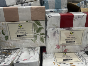 American Home Collection 6 Piece Bed <strong>Sheet</strong> <strong>Sets</strong> Double Brushed Microfiber Print <strong>Sheet</strong> <strong>Set</strong> 14" Deep Pocket - Product Image 2