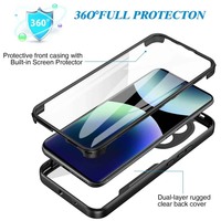 Funda Protectora 360 para Redmi Note 15 Pro Plus + Funda para Redmi Note 14 4G 5G A3 14C 15 15C, Protección de Pantalla