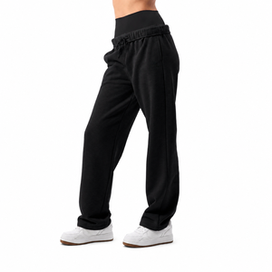 Pantalones Deportivos Holgados para Mujer, Pantalones Casuales para Correr, Cintura Alta con Cordón, Pantalones Cómodos para Uso Diario - Product Image 4