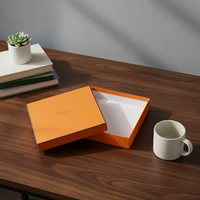 Boîte cadeau rigide personnalisée en carton pour emballage de détail et de marque avec ruban et couvercle