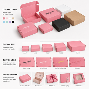 Cajas de Cartón Corrugado Personalizadas de Fábrica Propia, con Logotipo Impreso, Reciclables, para Envío, Caja de Regalo para Cosméticos, Ropa y Regalos - Product Image 3