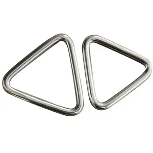 Piezas de aparejo anillo triangular de hebilla de acero inoxidable de alta calidad a la venta