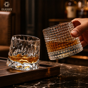 150ml Rocking Old Fashioned Rocks Glasses Verres à whisky rotatifs Verres de bar sans plomb de qualité supérieure pour cocktail Bourbon Rum - Product Image 3