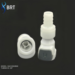 Vanne d'arrêt en ligne en plastique de qualité supérieure BRT, raccord mâle, raccords de tuyauterie d'eau, connecteur à barbillon pour <span class=keywords><strong>tuyau</strong></span> d'arrosage, raccord rapide - Product Image 4