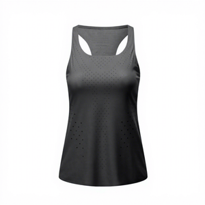 Camisetas sin mangas personalizadas con logo para maratón, <span class=keywords><strong>de</strong></span> poliéster <span class=keywords><strong>de</strong></span> secado rápido, chaleco ligero <span class=keywords><strong>de</strong></span> malla con tecnología Wind Tunnel para mujer, chaleco deportivo <span class=keywords><strong>de</strong></span> entrenamiento. - Product Image 5