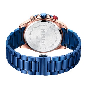 Reloj de Pulsera para Hombre Drioshipping 2591, Correa de Acero Inoxidable de Lujo, Nuevo Modelo, Cuarzo Azul, Estilo Ejecutivo Moderno - Product Image 5
