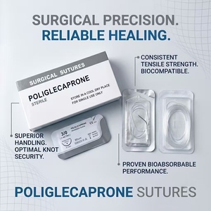 Suturas Médicas Desechables Estériles <span class=keywords><strong>PDS</strong></span> PDO PGA Silk CATGUT, Certificación CE, 5 Años de Garantía, Resistencia a la Tracción, Veterinarias - Product Image 5