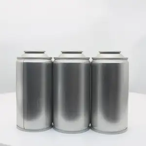 CMYK/Pantone Portable Camping 220g 65*158 Refillable Straight-wall Aerosol Butane Gas Can Empty Can