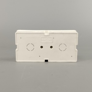 Caja de salida eléctrica de trabajo antiguo de PVC, caja de conexiones de plástico <span class=keywords><strong>para</strong></span> interruptores, caja eléctrica de salida de receptáculo <span class=keywords><strong>para</strong></span> mejoras del hogar - Product Image 4