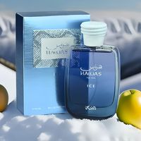 Parfum Hawas Ice en gros, parfum arabe pour hommes, 100 ml, de Hawas Rasasi, Black Fire Hawas Ice