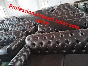 <span class=keywords><strong>Sofá</strong></span> Cuadrado de Madera Envejecida Estilo Americano Retro con Acabado de Cera, Tres <span class=keywords><strong>Plazas</strong></span>, Estilo Europeo, Acolchado, de Lujo - Product Image 5
