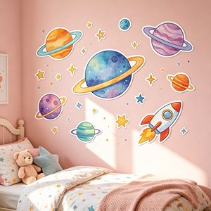 Pegatinas de Vinilo Personalizadas, Resistentes al Agua, Autoadhesivas, Impresas, <span class=keywords><strong>para</strong></span> Decoración del Hogar, Dormitorio y Armario - Product Image 2