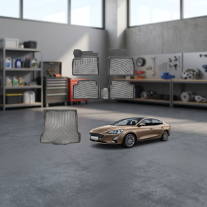 For Focus 5 3D Mat with Luggage Pool Black Sedan After 2019 One Size Made in Turkey - Product Image 3