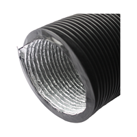 Tuyau flexible en PVC isolé résistant à la chaleur pour climatiseur conduit de ventilation extérieur chambre hôtel sous-sol