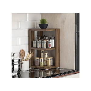 Étagère à épices moderne à 2 niveaux pour cuisine : Organisateur de comptoir - Product Image 3