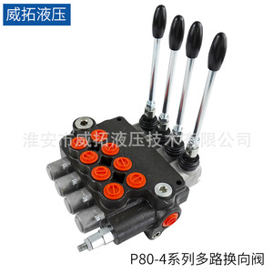 Válvula de Control Direccional Multivía Hidráulica Wetuo Pc100-6 de Hierro Fundido con Rosca Interna de Paso Recto - Product Image 2