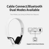 Casque Bluetooth rechargeable de qualité haut de gamme Écouteur sans fil réglable se connecter au casque TV PC