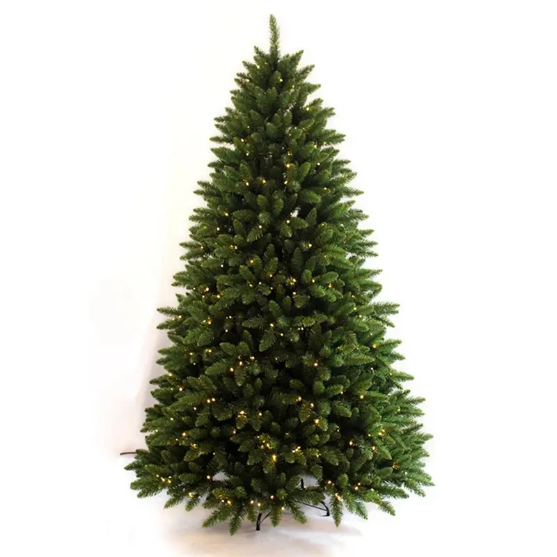 Vendita calda di buona qualità 210cm albero di natale artificiale di alta classe per la decorazione domestica albero di natale artificiale con luce