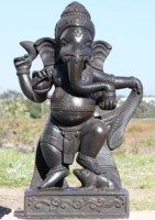 Laiton assis Ganesh statue bronze hindou dieu bouddha sculpture