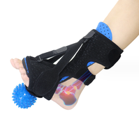 Chaussures orthopédiques en néoprène noir pour pied tombant, respirantes, pour pied droit ou gauche, soulagement de la douleur de la fasciite plantaire, de l'arthrite/entorse, pour la marche et la convalescence après un AVC