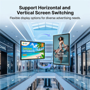 OEM/ODM 55 Inch <b>Wall</b> Mounted Digital Signage Indoor LCD Advertising Poster Screen for Mall & Hotel High-Brightness <b>Display</b> 350 C - Product Image 4