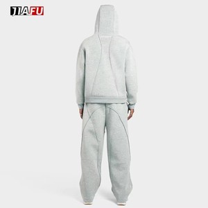 Tute Sportive da Uomo di Alta Qualità Personalizzate, Felpe e Pantaloni Sportivi Larghi, Completo Due Pezzi per Jogging - Product Image 3