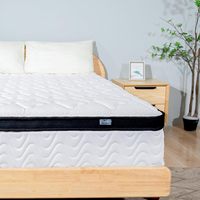 OEM Moderne Hybrid-Matratze Queen-Size Euro-Top Gel-Memory-Schaum 5-Zonen Taschenfederkern Infrarot-Ummantelung 10 Zoll Dick Schule