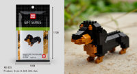 Bloques de Construcción de Diamantes Promocionales Pequeños, Ladrillos de Construcción Micro de Plástico Baratos, Juguete Educativo de Construcción y Modelismo de Animales DIY