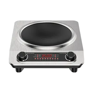 Proveedor de China, electrodomésticos de cocina para el hogar, Cocina de Inducción, cocina impermeable de inducción de 2200W, cocina de inducción de 2 quemadores