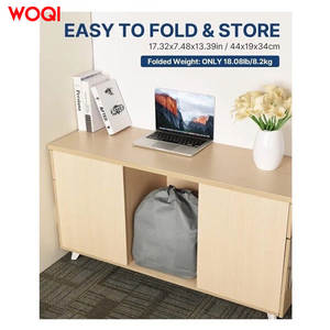 WOQI kualitas tinggi diperpanjang dan lebar okupansi ganda kasur tiup PVC naik tinggi dengan pompa listrik bawaan - Product Image 6