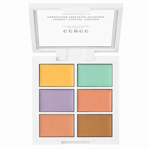 พาเลทคอนซีลเลอร์ครีม 6 สี ใช้ได้หลากหลาย แก้ไขสีผิว คอนทัวร์ บลัชออน รองพื้น ปกปิดริ้วรอยและรอยคล้ำใต้ตาได้อย่างเต็มที่ - Product Image 2