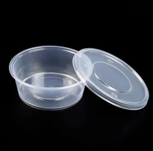 Gobelets jetables transparents en PP à paroi simple pour traiteur, pack combiné avec couvercles en option, certifiés ISO, impression de logo personnalisée - Product Image 2