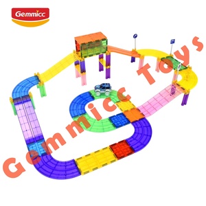 Tuiles magnétiques en plastique pour les tout-petits, jouets de construction magnétiques, apprentissage STEM, cadeaux sensoriels d'anniversaire pour les garçons et les filles de 4 à 6 ans - Product Image 3