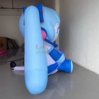 Fille d'amour gonflable géante personnalisée, style anime japonais, Miku gonflable de 3m pour la décoration