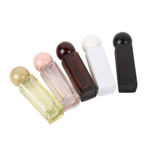 Groothandel Luxe 30Ml 1Oz Premium Vierkante Lege Glazen Parfum Verstuiver Spuitflessen Met Ronde Kogeldeksel - Product Image 6