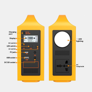 Draagbare 100W Mini Lithium-Ion Batterij Generator Ingebouwde Zonnepaneel Handig Kleine Outdoor Stroombron Voor Thuis Zaklamp - Product Image 5