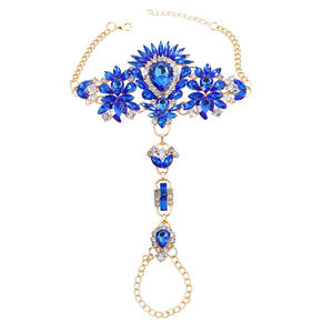 Vintage Boho cristal cheville sandales Sexy <span class=keywords><strong>bijoux</strong></span> orteil anneau pied chaîne pour filles et dames plage mode pied décoration - Product Image 6