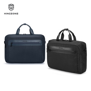 Kingsons Business Briefcase Large Capacity Laptop Bag Zippered Pocket Men's Handbag For Business Travel - Product Image 1