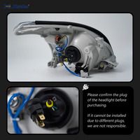 Pour Toyota Prado FJ120, ensemble de phares, 2003-2009, phare LED modifié, feux de jour, pièces de rechange automobiles