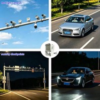 Illuminateur à lumière blanche 35W avec contrôle RS-485, étanche IP66, en aluminium, lumière stroboscopique LED pour caméra de sécurité CCTV