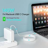 Kabel Pengisian Cepat USB 140W Tipe-C ke Magnetik 2m, Konduktor Aluminium, Jaket TPE, Pelindung Anyaman, Bahan Nylon/PVC untuk Laptop