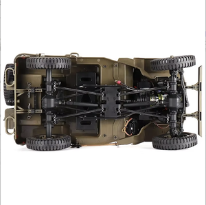 FMS ROCHOBBY 1941 MB Scaler Willys <span class=keywords><strong>JEEP</strong></span> con Ammortizzatori a Olio, 4WD 4X4, Scala 1:6, Fuoristrada, Telecomando 2.4G, Crawler RC, Modellino Hobby - Product Image 6