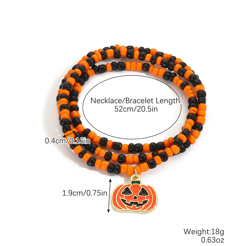 Braccialetti Impilabili Halloween, Perline In Argilla A Forma Di Zucca, Ragno E Fantasma, Gioielli Regalo Per Donne Per Feste A Tema