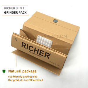 Papier à rouler artisanal en chanvre premium, transparent, non blanchi, brun, à combustion lente, pour fumer (prise en charge OEM) - Product Image 3
