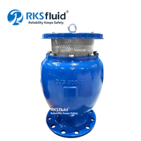 Válvula de Liberación de Aire Automática de Alto Rendimiento Personalizada, de Hierro Dúctil, de Una o Dos Orificios, para Sistemas de Agua y Alcantarillado, PN16 PN25 OEM