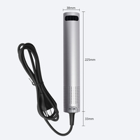 Sèche-cheveux sans pales haute vitesse 1200W, moteur DC, design compact, boîtier métallique, génération d'ions négatifs, 110 000 tr/min, usage domestique et professionnel